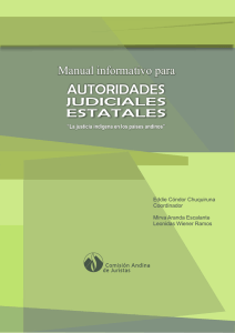 MANUAL INFORMATIVO PARA AUTORIDADES JUDICIALES