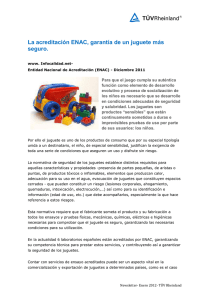 ENAC:juguetes seguros