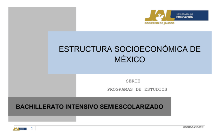 Estructura Socioeconómica De México