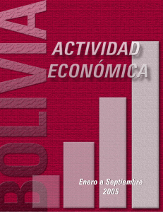 Actividad Economica.pmd - Instituto Nacional de Estadística de Bolivia