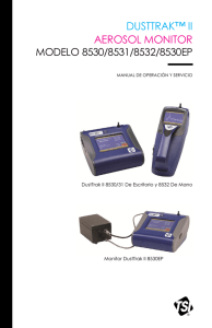 DustTrak II Aerosol Monitor Model 8530/8531/8532/8530EP