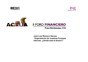 II FORO FINANCIERO_ Ponencia José Luis Romero Garcés_