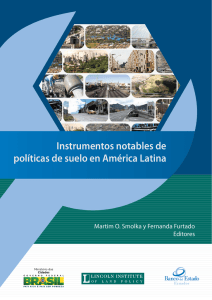 Instrumentos notables de políticas de suelo en América Latina