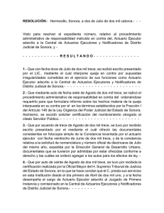 Resolución - Poder Judicial del Estado de Sonora