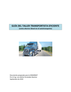 Guía del taller transportista eficiente