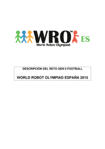 world robot olymp orld robot olympiad españa 201 ad españa 2015