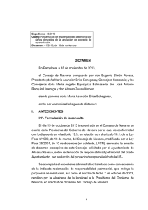Dictamen: 41/2013, de 18 de noviembre - Gobierno