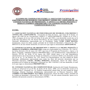 Acuerdo de cooperación entre ASONAIMCO, PROMIPYME y CNC.