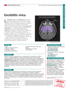 JAMA Patient Page | Encefalitis vírica