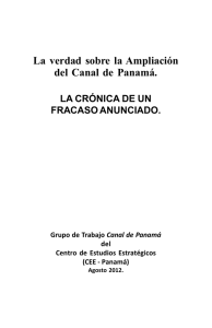 La Verdad sobre la ampliación del Canal de Panamá