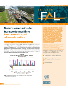 Nuevos escenarios del transporte marítimo