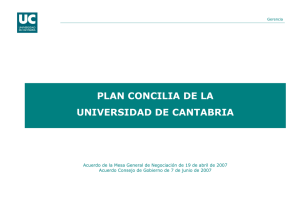 Plan Concilia UC - Universidad de Cantabria