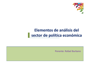 Elementos de análisis del sector de política económica