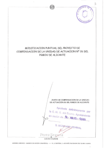 Modificación Puntual del Proyecto de