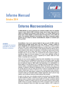 Informe Mensual EntornoMacroeconómico