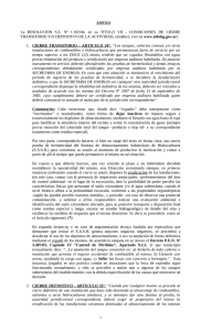 Art. 34 y 35 del Anexo Resolución Nº 1102/04 (Con