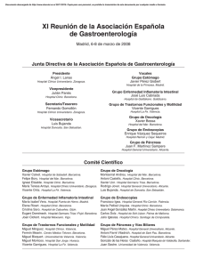 XI Reunión de la Asociación Española de Gastroenterología