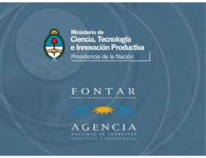 Presentación FONTAR () - Agencia Nacional de Promoción