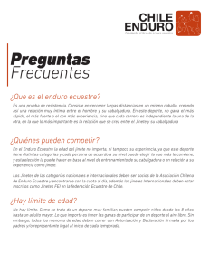 Preguntas Frecuentes - Asociación Chilena de Enduro Ecuestre