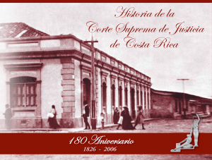 Historia de la Corte Suprema de Justicia de Costa Rica
