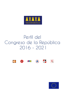 Perfil del Congreso de la República 2016 - 2021