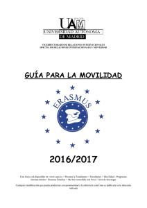 guía para la movilidad - Universidad Autónoma de Madrid