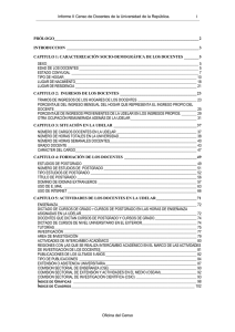 Informe II Censo de Docentes de la Universidad de la República