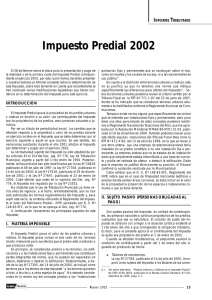 Impuesto Predial 2002