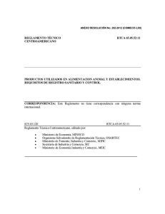 RTCA 65.05.52:11 - Viceministerio de Sanidad Agropecuaria y