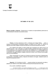 Dictamen 188-2012 - Gobierno de Aragón