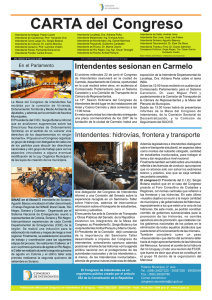 Boletín Congreso de Intendentes junio 2016