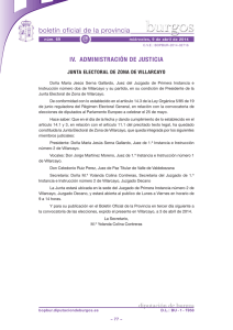 Anuncio 201402716 - Boletín Oficial de la Provincia de Burgos
