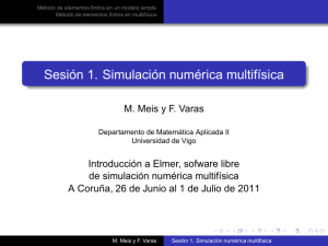 Sesión 1. Simulación numérica multifísica