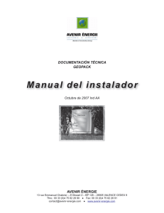 Manual del instalador
