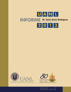 Informe 2013 - Universidad Autónoma de Nuevo León