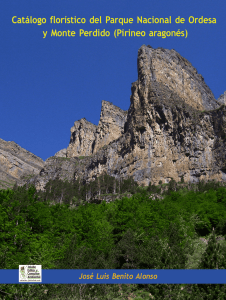 Catálogo florístico del Parque Nacional de Ordesa y Monte