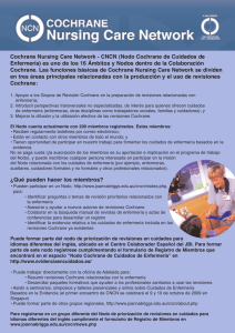 Cochrane Nursing Care Network