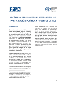 Documento de debate participación política - FIP