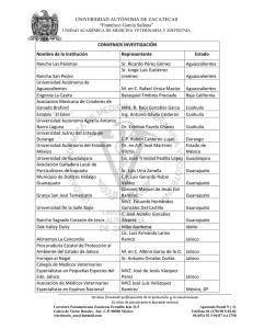 UNIVERSIDAD AUTÓNOMA DE ZACATECAS