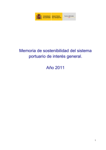 Memoria de sostenibilidad 2011