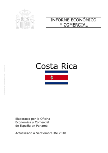 Informe Economico Comercial de Costa Rica