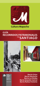 Guía de Recorrido Patrimoniales por Santiago