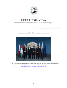 Primera Reunión México - Senado de la República