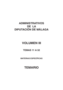 VOLUMEN III TEMARIO