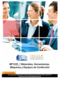 MF1225_1 Materiales, Herramientas, Máquinas y Equipos de