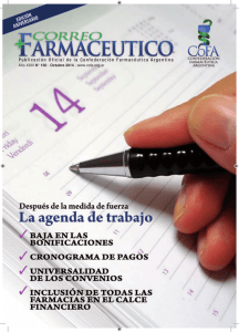 Publicación Oficial de la Confederación Farmacéutica Argentina