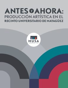 Catálogo de la exhibición - MuSA - Recinto Universitario de Mayagüez