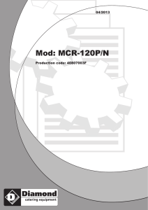 Mod: MCR-120P/N