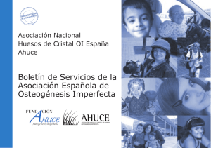 Boletín de Servicios de la Asociación Española de Osteogénesis