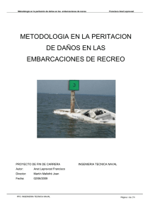 metodologia en la peritacion de daños en las embarcaciones de